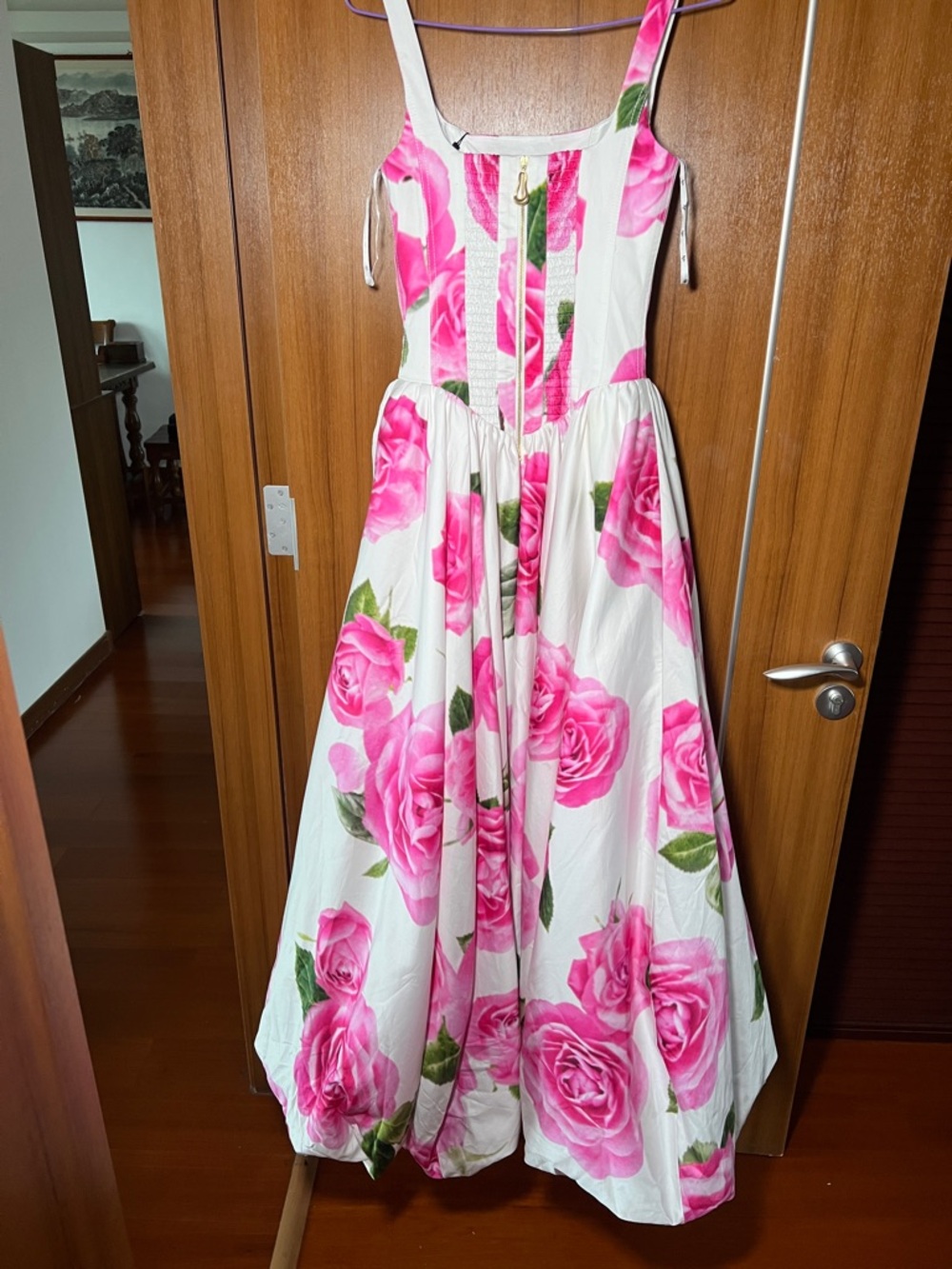 Aje Alani Rose Floral Print Corset Cotton Ball Gown AU4/US0 NWT - Picture 13 of 14